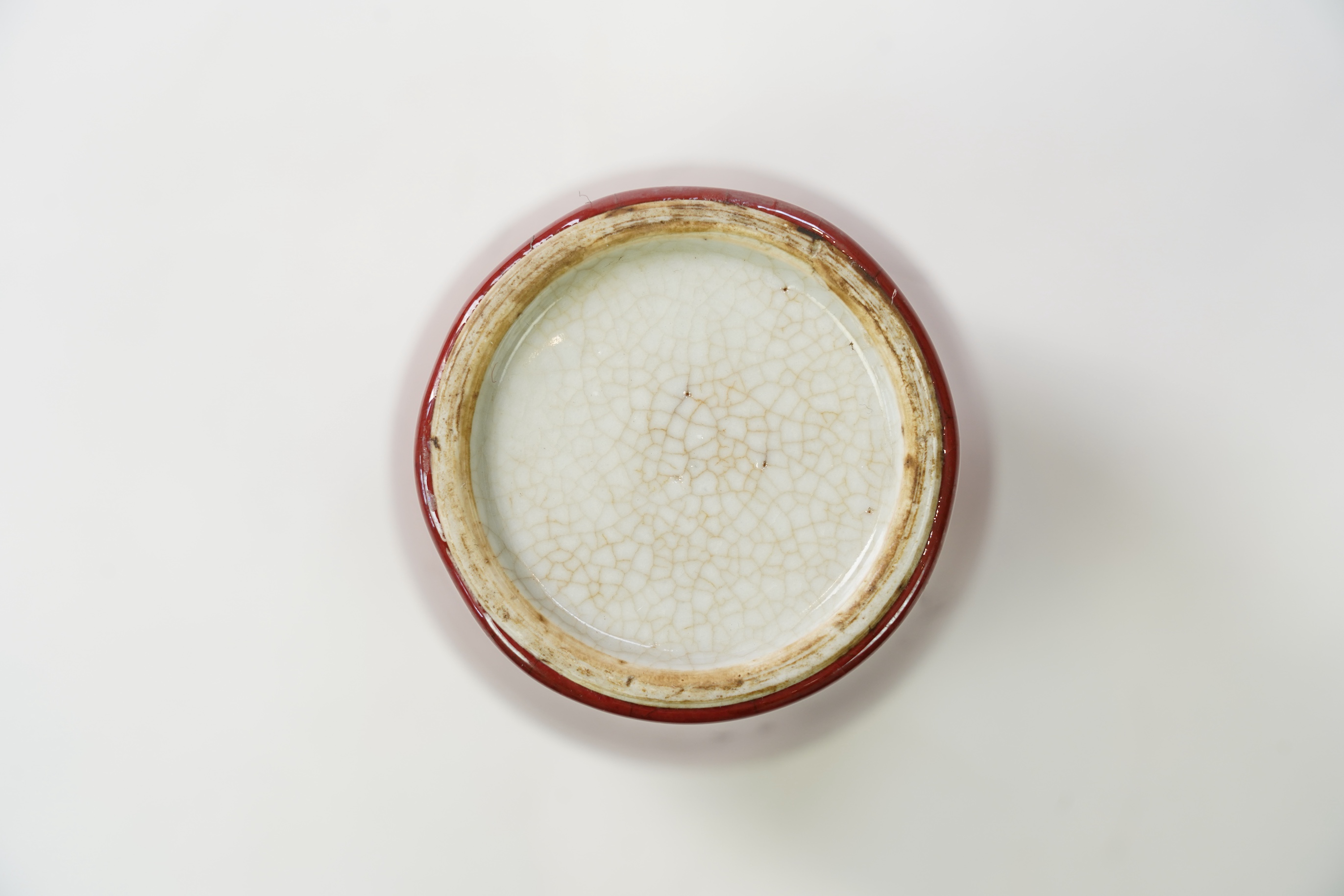 A Chinese Sang de boeuf glazed meiping, 20cm